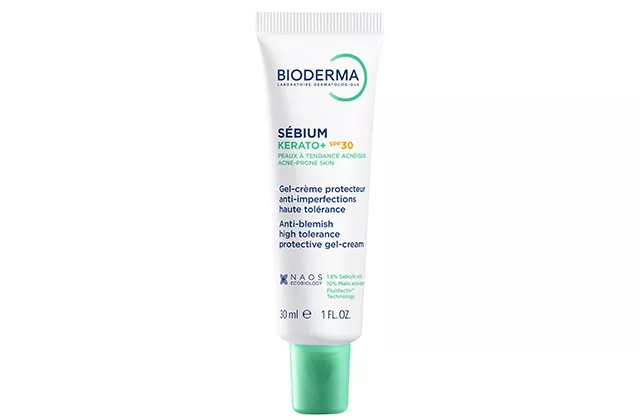 НОВИНКА! Биодерма Себиум Керато+ SPF30 солнцезащитный гель-крем против несовершенств 30 мл
